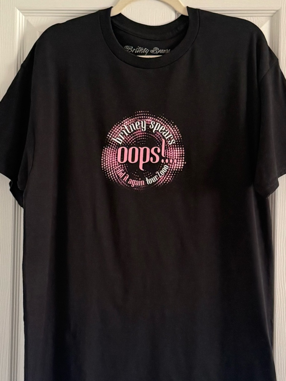 Britney Spears "Oops!…I Did It Again" Black Graphic Tee Large - Picture 2 of 7